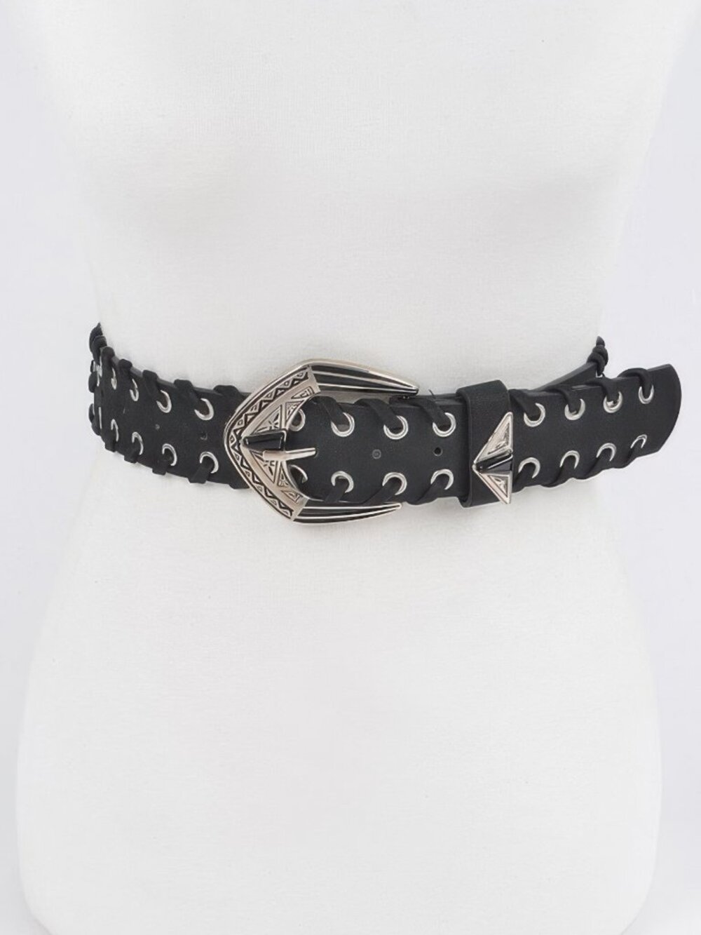 Multi Metal Eyelet Belt